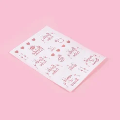 Enkel festlig hjärtformad pannband, slöjhuvudband, huvudbonad, bröllopsglasögon, enkel festdekoration, brudtjejstätning No,> Smink