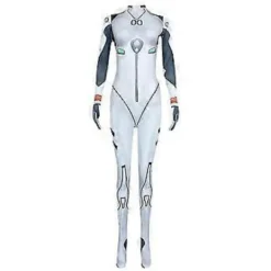 Evangelion Anime Ayanami Rei Cosplay Kostym Dam Battle Suit Bodysuit Jumpsuit Halloween Party Utklädnad -NMAOV( L)> Dräkter