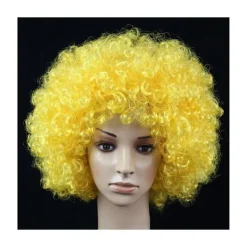 unbranded Explosionsperuk Fluffigt förlängt hår Lättvikts Clown Circus Finklänning Hårrekvisita Festperuk för vuxen - Mörkblå><noscript><img width=