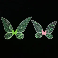 Fé Älv Prinsessa Ängelvingar För Kvinnor Flickor Festdräkter Gul><noscript><img width=