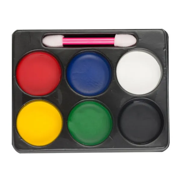 Face makeup devil kit för halloween makeup horn förklädnad> Smink