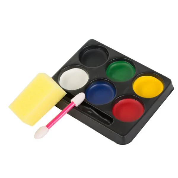 Face makeup devil kit för halloween makeup horn förklädnad> Smink