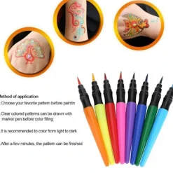 Face Painting, kritor 8 giftfria ansikts- och kroppskritor för d><noscript><img width=