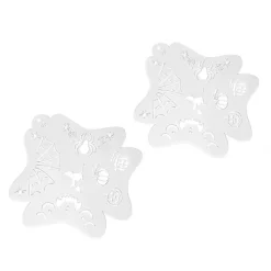Face Painting Stencils for Kids Hollow Body Painting Templates for Halloween and Holiday Makeup 2 Pcs> Smink