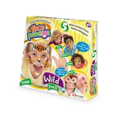 Face Paintoos Ansiktstatueringar Wild Pack Tiger> Smink