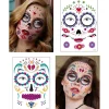 Face Tattoo Sticker Masquerade Funny Makeup Temporary Face Sticker> Smink