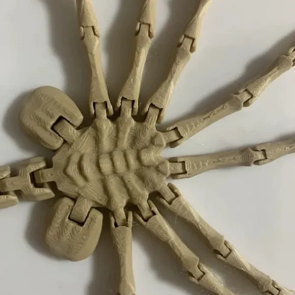 Facehugger Modell Fullt Artikulerad Filmrekvisita Samlarobjekt Sci-Fi Skräckdekor> Tillbehör