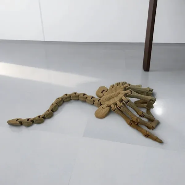 Facehugger Modell Fullt Artikulerad Filmrekvisita Samlarobjekt Sci-Fi Skräckdekor> Tillbehör