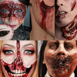 Fake Blood Gel – Halloween Koagulerat Blod, Flytande, För Specialeffekter, Sår, Skärsår, Vampyr Cosplay Kostymsmink> Smink