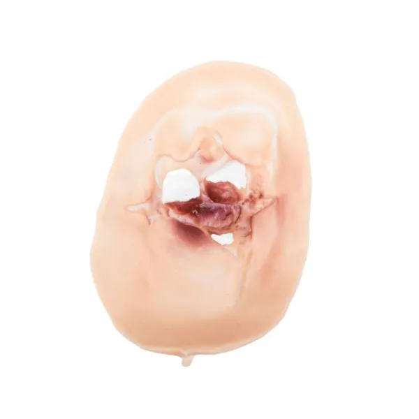 Fake sår makeup för halloween att måla ärr sår makeup hud> Smink