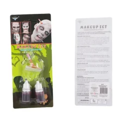 Fake sår makeup kit halloween makeup kit med blod fast i penna> Smink