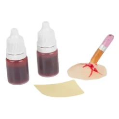 Fake sår makeup kit halloween makeup kit med blod fast i penna><noscript><img width=