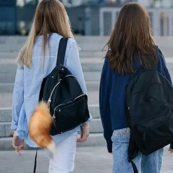 Falsk rävsvans, 40 cm djur svans, fluffig konstgjord päls svans, realistisk rävsvans, nyckelring, plånboksdekoration rävsvans, rollspel, gyllene><noscript><img width=