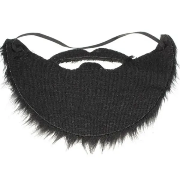 Falsk Svart Skägg Elastisk Halloween Fest Bal Rekvisita> Tillbehör