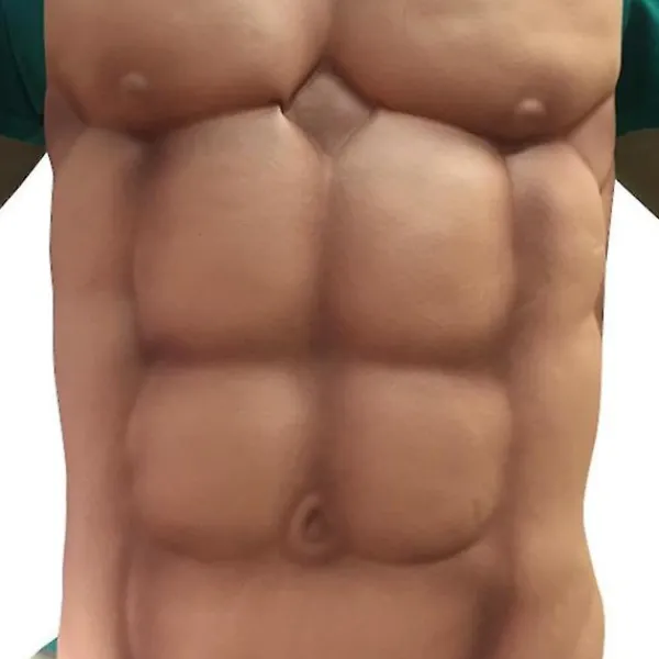 Falska Bröstmuskler Magsexpack Abs Festkläder Passar Rollspel Kul> Tillbehör