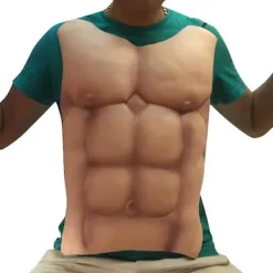 Falska Bröstmuskler Magsexpack Abs Festkläder Passar Rollspel Kul><noscript><img width=