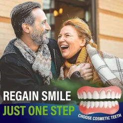 Falska tänder Kosmetiska tänder Komfort över- och underkäkeprotes Fanér Kosmetiska tänder -> Tillbehör