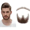 Falskt Skägg Realistiskt 100% Äkta Hår Helt Handknutet Getsskinn Brunt För Män Smink Underhållning/drama (hz06)> Tillbehör