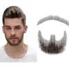 Falskt Skägg Realistiskt 100% Äkta Hår Helt Handknutet Getsskinn Brunt För Män Smink Underhållning/drama (hz06), Happy H> Tillbehör