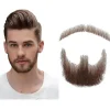 Falskt Skägg Realistiskt 100% Äkta Hår Helt Handknutet Getsskinn Brunt För Män Smink Underhållning/Drama (hz06)> Tillbehör