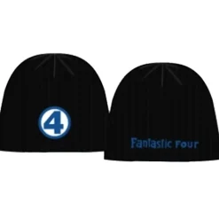 Fantastic Four 4 Mössa Logo Svart> Huvudbonader