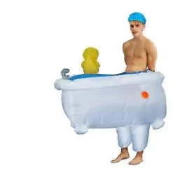 Fantastisk Cool Badkar Uppblåsbar Kostym kompatibel för Vuxen Rolig Cosplay Kostymer Kvinnor Män Festföreställning Kläder Dräkt><noscript><img width=