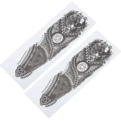 Fashionabel Motorcykel Dödskalle Klistermärke Papper Universal Motorcykel Dekal 1 Par> Smink