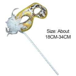 Festmasker Venetiansk maskerad BLÅ> Masker