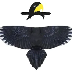 FMYSJ Fågeldräkt med vingar och fågelmask för barn - Halloweenfest Rollspelsfavoriter (FMY)> Tillbehör