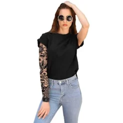 Fiestas Guirca Tatuering Arm Sleeves One Size Beige/Svart One Size><noscript><img width=