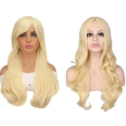 Film Barbie Cosplay Peruk för Kvinnor Värmebeständig Cosplay Kostym A1 SQBB_max> Peruker