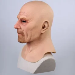 Fashion Hitch Film Kändis Latex Mask Breaking Bad Professor Mr. Vit Realistisk Dräkt><noscript><img width=