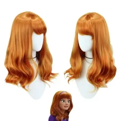 Filmen Scooby Daphne Cosplay Peruker Naturliga För Halloweenfest> Peruker