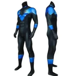 Filmtrogen Batman Red Hood Nightwing Cosplay Kostym Kroppsdräkt Superhjälte M><noscript><img width=