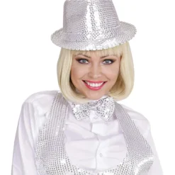 Filt hatt med glitter, guld, för temafester eller karneval, Fest><noscript><img width=