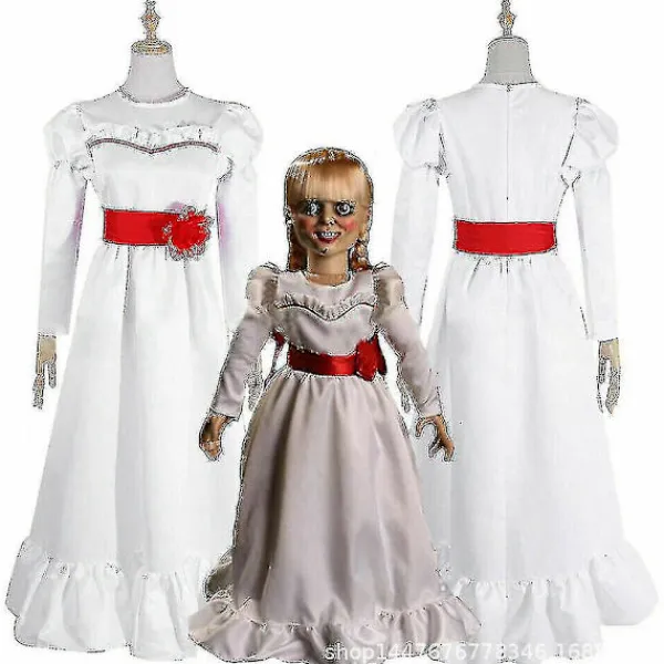 Blueday Finklänning Annabelle The Conjuring Doll Barn Vuxen Damkostym U none> Dräkter