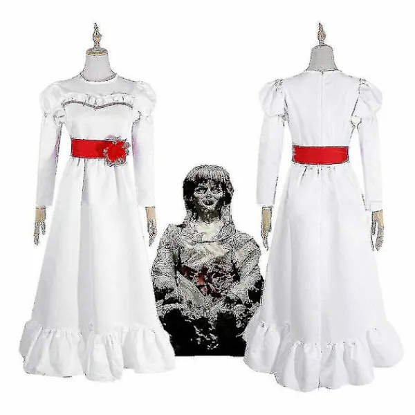 Blueday Finklänning Annabelle The Conjuring Doll Barn Vuxen Damkostym U none> Dräkter