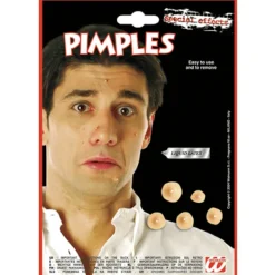 PRYLEX Finnar och Bölder i Latex för Halloween 5 pack> Smink