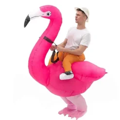 LEIGELE Flamingos/strutsar/grip Riding Uppblåsbar Kostym Stilfulla Rollspelsdräkter För Aktivitetsfest Scen LGL><noscript><img width=