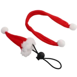 Flanell Justerbar Husdjur Hatt Halsduk Set Juldräkt för Hamstrar Ödlor Marsvin><noscript><img width=