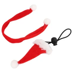 Flanell Justerbar Husdjur Hatt Halsduk Set Juldräkt för Hamstrar Ödlor Marsvin><noscript><img width=