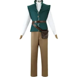 Flynn Rider Trassel Rapunzel Karneval Maskerad Cosplay Kostym Prinsessa Vuxen Endast Peruk One Size><noscript><img width=