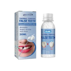 KOOLMEI Formbar Tandlim, Film- och TV-Smink, Protesmodifiering, Tillfällig Tandfyllning, Falsk Fyllning, Trasig Tand och Mellanrum> Tillbehör