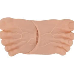 NeunWolken Fotslippers, cosplay hulk tofflor Halloween, enorma fötter kostym maskerad rekvisita, brun 36-42 yards> Tillbehör