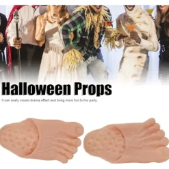 NeunWolken Fotslippers, cosplay hulk tofflor Halloween, enorma fötter kostym maskerad rekvisita, brun 36-42 yards><noscript><img width=