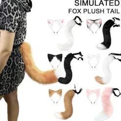 Fox Cosplay Rävstjärt Tyg 03 03 03><noscript><img width=