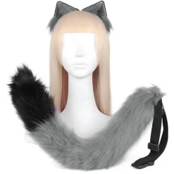 Fox Cosplay Rävstjärt Tyg 03 03 03><noscript><img width=