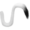 Fox Tail Masquerade Tail SVART&VIT black&white> Tillbehör