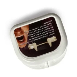 unbranded för vampyrtänder Utdragbara för vampyrtänder Återanvändbara plasttänder Halloween kostymtillbehör för barn Vuxen Cospl><noscript><img width=