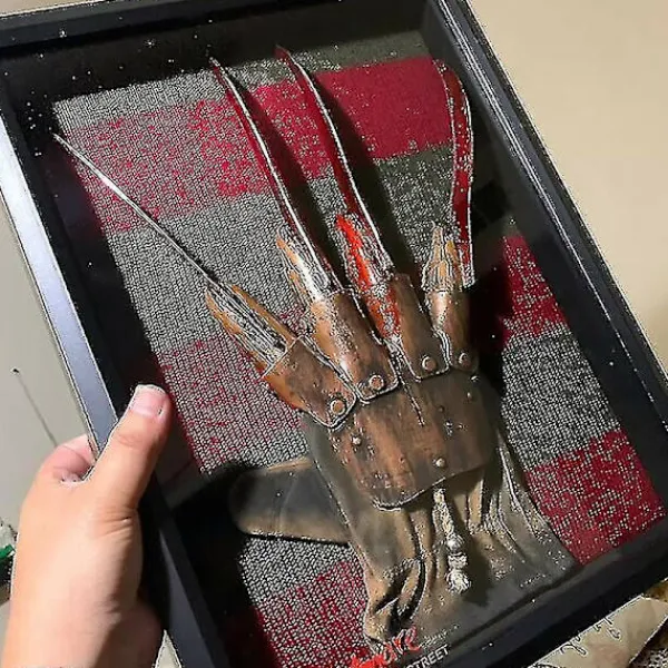 Freddy Krueger En mardröm på Elm Street Handske Och Tröja Display Party Rekvisita För> Tillbehör